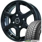 【NV200 バネット】 スタッドレスタイヤ GOODYEAR(グッドイヤー) ICE NAVI CARGO 165/80R14 97/95N + 14インチ アルミホイール4本set Goodyear
