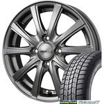 【コンパクトカー用】 スタッドレスタイヤ GOODYEAR(グッドイヤー) ICE NAVI 7 165/65R14 + 14インチ アルミホイール4本set Goodyear