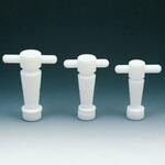 フッ素樹脂(PTFE)二方プラグ フロンケミカル フッ素樹脂(PTFE)二方プラグ フロンケミカル