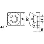 KYOCERA 京セラ ドリル用ホルダ 133 x 39 x 41 mm SF20DRC160M3 - 切削