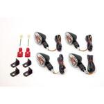 ストリームライン ウインカー SET (ブラック/8mm) TAKEGAWA(武川)