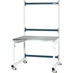カスタマイズ作業台ワーテック(WTC/均等耐荷重130kg/ステンレス天板/レベリングキャスター仕様) サカエ