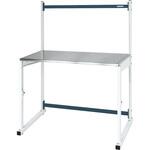 カスタマイズ作業台ワーテック(WTC/均等耐荷重150kg/ステンレス天板/固定式) サカエ