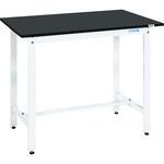 中量作業台 パールホワイト(CDタイプ/耐荷重500kg/サカエリューム天板ブラック色/H900/固定式) サカエ 中量作業台 パールホワイト(CDタイプ/耐荷重500kg/サカエリューム天板ブラック色/H900/固定式) サカエ