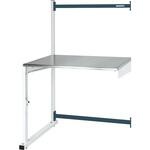 カスタマイズ作業台ワーテック(WTC/均等耐荷重150kg/ステンレス天板/固定式/連結) サカエ