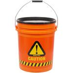 CAUTION 5gal バケット フタ付き TDD BUCKET CAUTION 5gal バケット フタ付き TDD BUCKET
