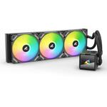 水冷CPUクーラー 120mmファンx3 [LGA1700/1851・AM4/AM5] S60 ARGB ブラック SHA-S60 ARGB BK SHARKOON