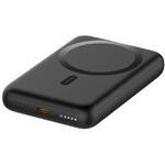 モバイルバッテリー マグネット式ワイヤレス充電対応 10000mAh LAZOS  L-MBMG10-BK [1ポート] リーダーメディアテクノ
