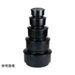 和飯器 黒ハジキ刷毛目 杓子付 福井クラフト