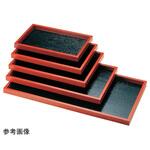 木製そば盆 黒渕朱 福井クラフト