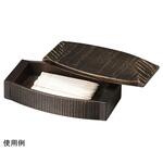 85914950 木製荒彫小判楊枝入れ 福井クラフト