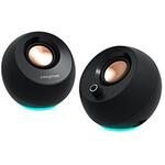 PCスピーカー Bluetooth+3.5mm接続 / USB-C+USB-A電源 Pebble Pro  [USB電源 /2.0ch] クリエイティブメディア