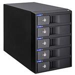 HDDケース USB-C+USB-A接続 裸族のインテリジェントビル 5Bay Type-C ブラック [3.5インチ対応 /SATA /5台] センチュリー