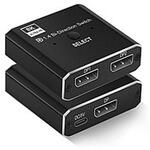 DisplayPort切替器 [2入力1出力・1入力2出力 /双方向] USB-A電源 DP8K-SL [4K対応 /手動] YouZipper