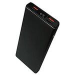 PD20W出力10000mAhモバイルバッテリー アルミデザイン ブラック   LU2C2MP100A-CCBK [USB Power Delivery対応 /3ポート] オズマ