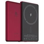 Magsafe対応ワイヤレス充電 5000mAh 超薄型 モバイルバッテリー 付属ケーブル長: 20 cm レッド APBADGVC5RD ADAM elements Magsafe対応ワイヤレス充電 5000mAh 超薄型 モバイルバッテリー 付属ケーブル長: 20 cm レッド APBADGVC5RD ADAM elements