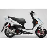 R-EVO ステンレス サイレンサーΦ100 KYMCO RACING125Fi SR25BA BEAMS(ビームス)
