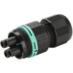 プラグ式 防水中継コネクター THB387シリーズ タカチ電機工業