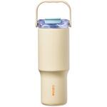 カローテ CatchHandleタンブラー ストロー付き リブプラス