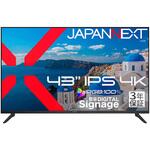 43型/3840×2160/HDMI×3/ブラック/スピーカー有/3年保証 JAPANNEXT 43型/3840×2160/HDMI×3/ブラック/スピーカー有/3年保証 JAPANNEXT