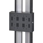 ハーフ2U機器ボックス(ジョイント金具付き) オーロラ