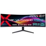 ゲーミング液晶ディスプレイ 49型/5120×1440/HDMI×2、DP×1、USB-C×1/ブラック/スピーカー有/2年保証 JAPANNEXT