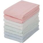 カラーフェイスタオル 薄手 綿100% 8枚セット 4色×各2枚 ユノックス カラーフェイスタオル 薄手 綿100% 8枚セット 4色×各2枚 ユノックス