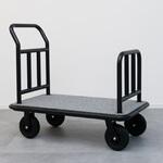 バゲジカート 片側ハンドル 台車 マットブラック エルブレイン バゲジカート 片側ハンドル 台車 マットブラック エルブレイン