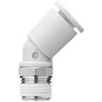 KQ2K Series インチサイズ ワンタッチ管継手 45°エルボユニオン シール剤付 SMC KQ2K Series インチサイズ ワンタッチ管継手 45°エルボユニオン シール剤付 SMC