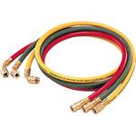 HFC-134a用 チャージングホース3本セット 1.6m デンゲン