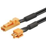 ケーブル 黒 12V スナップインコネクター ハーフェレ