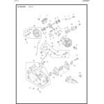 G2501EZのクランクシャフトコンプ ゼノア G2501EZのクランクシャフトコンプ ゼノア