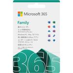 Microsoft 365 Family(最新 1年版)|POSAカード版|Win/Mac/iPad|利用可能人数最大6人 マイクロソフト