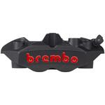 120.A397.60 M-4 ラジアル モノブロック 4P キャリパー ブラックアルマイト レッドロゴ 右 120.A397.60 brembo