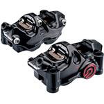 220.B473.10 484 cafe racer ラジアル CNC 4P キャリパー ブラックアルマイト レッドロゴ 左右セット 220.B473.10 brembo