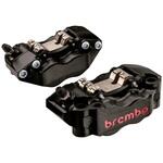 220.B473.40 GP4-RB ラジアル CNC 4P キャリパー ブラックアルマイト レッドロゴ 左右セット 220.B473.40 brembo