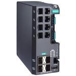 12Gポート(802.3bt PoEポートオプション：8)フルギガビット マネージドイーサネットスイッチ 12/24/48 VDC入力 MOXA