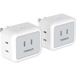 薄型電源タップ 3AC 2個セット TESSAN 薄型電源タップ 3AC 2個セット TESSAN