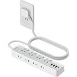 薄型電源タップ 延長コード2m 8AC+3USB-A+1USB-C TESSAN 薄型電源タップ 延長コード2m 8AC+3USB-A+1USB-C TESSAN