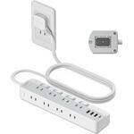 薄型電源タップ 延長コード2m 8AC+3USB-A+1USB-C TESSAN 薄型電源タップ 延長コード2m 8AC+3USB-A+1USB-C TESSAN
