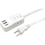 ハンディー電源タップ ケーブル付き エアージェイ ハンディー電源タップ ケーブル付き エアージェイ