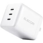 充電器 最大100W 3ポート USB-C×3 GaN II採用 USB PD/PPS対応 高出力 コンパクト 折り畳みプラグ エレコム