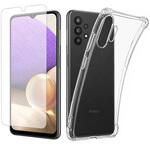 Galaxy A32 5G SCG08 対応 TPU ケース クリア 四隅クッション 保護フィルム セット 互換品 メディアカバーマーケット Galaxy A32 5G SCG08 対応 TPU ケース クリア 四隅クッション 保護フィルム セット 互換品 メディアカバーマーケット