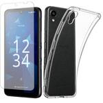 京セラ DIGNO SX5 KC-S306 対応 TPU ケース クリア 保護フィルム セット 互換品 メディアカバーマーケット 京セラ DIGNO SX5 KC-S306 対応 TPU ケース クリア 保護フィルム セット 互換品 メディアカバーマーケット