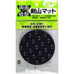 両面吸盤マット 丸 黒 HANAKATSU(ハナカツ)