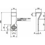 スイッチボックス用ブラケット(フックタイプ) NBK(鍋屋バイテック会社) スイッチボックス用ブラケット(フックタイプ) NBK(鍋屋バイテック会社)