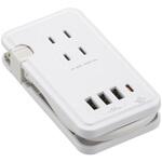 モバイルUSBタップ PD30W ケーブル収納 3個口 オーム電機 モバイルUSBタップ PD30W ケーブル収納 3個口 オーム電機