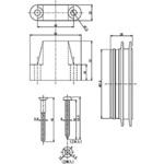 HH04049R 固定具類(床上排水用) TOTO