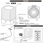 充電式LEDテーブルランプ 3段階調光 電球色 ホワイト オーム電機