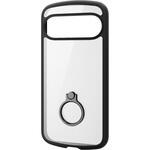PM-P242TSLFCRBK Google Pixel 9/9 Pro ケース ハイブリッド 衝撃吸収 軽量 カメラレンズ保護設計 リング付 TOUGH SLIM LITE エレコム
